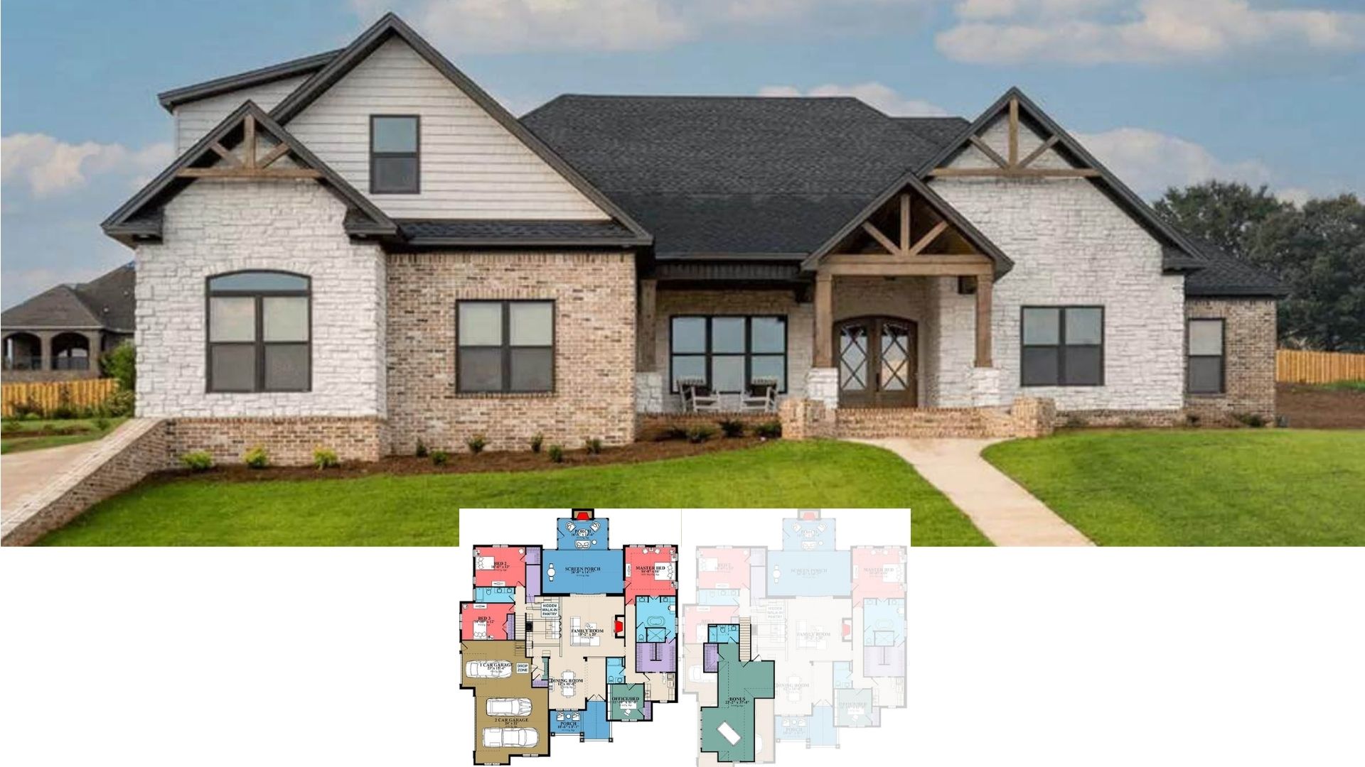 10 Five-Bedroom Craftsman Home Plans Blend Classic Design with Spacious Living