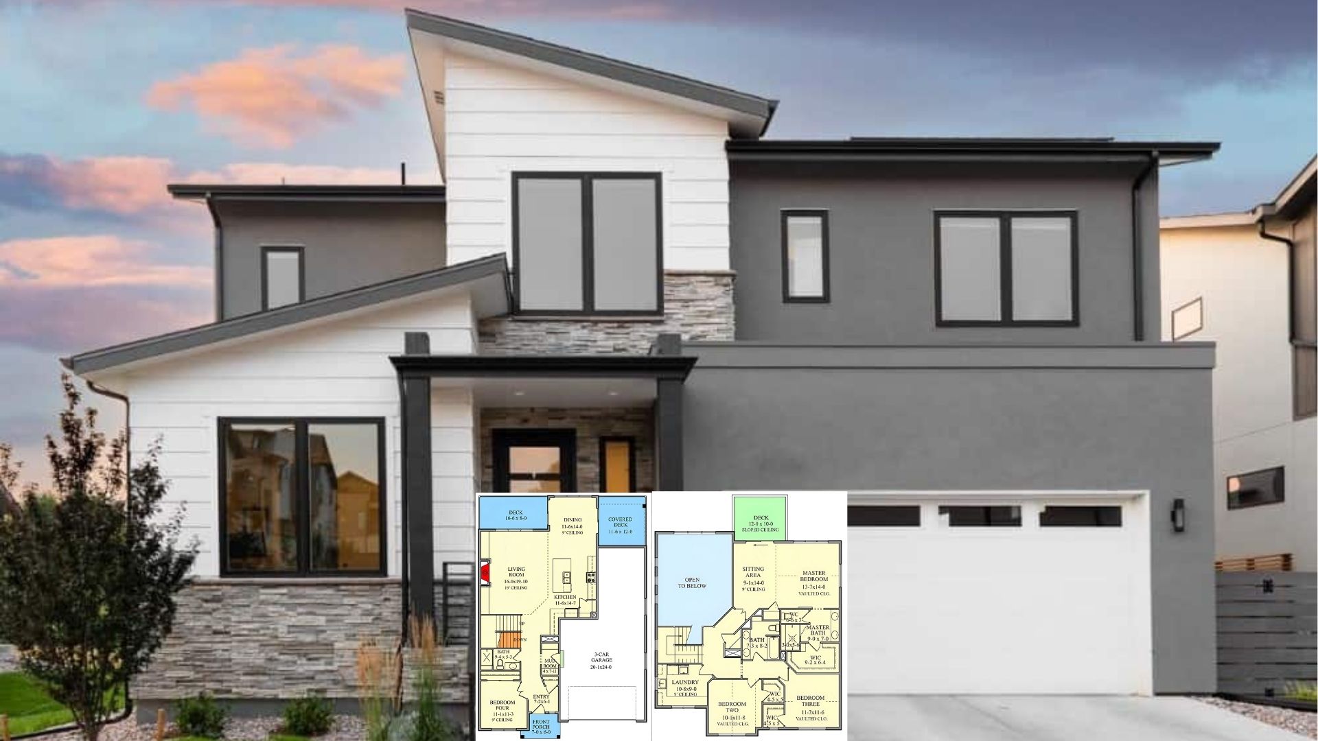 10 of the Best 5-Bedroom House Plans Designed to Accommodate Narrow Lots