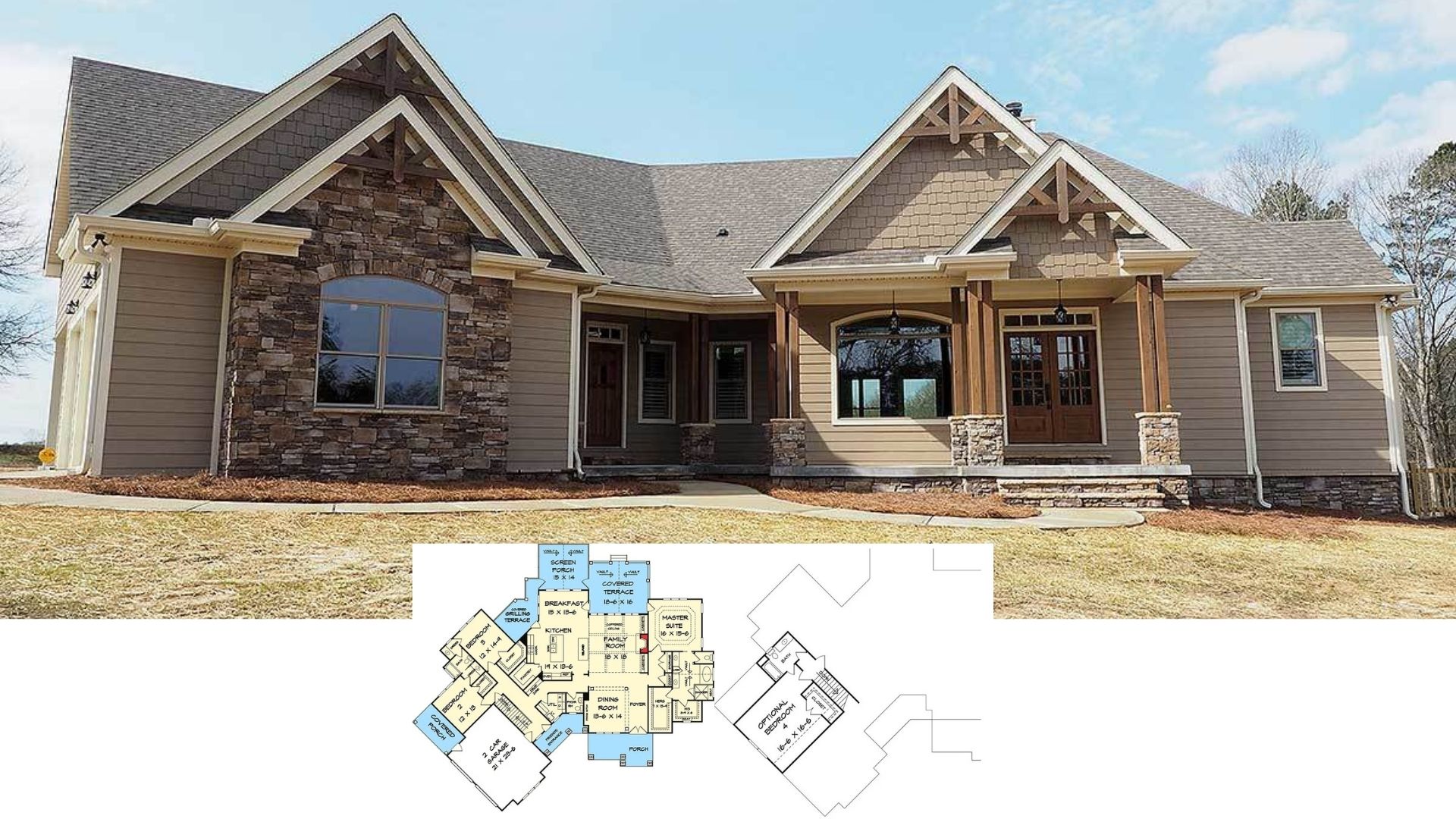 10 5-Bedroom House Plans that Focus on Flow and Functionality