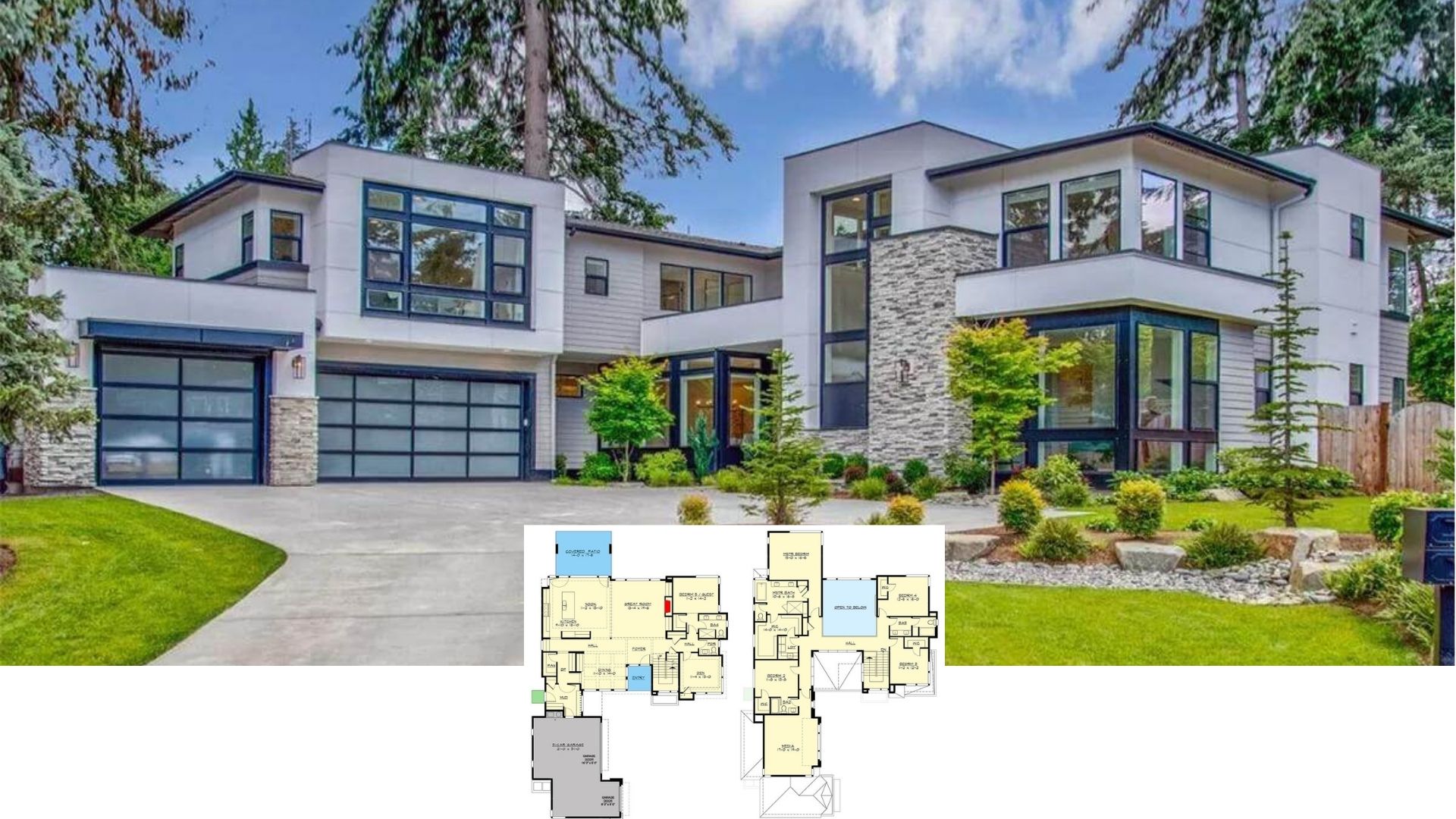 Tour Our Collection of 5-Bedroom Homes Designed with Balconies (Floor Plans Included)