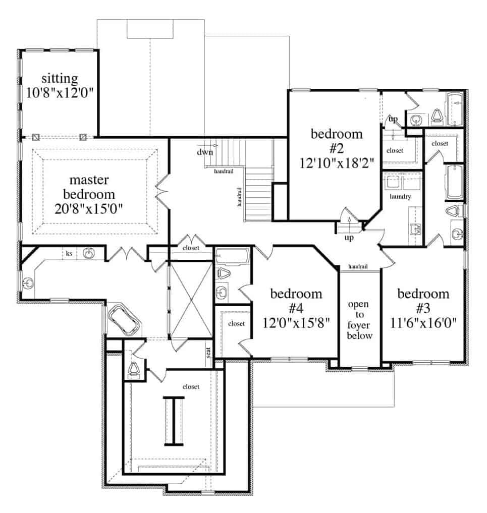 Explore the Spacious Master Suite with Its Own Sitting Area