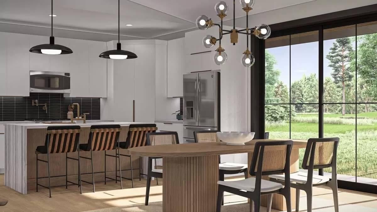 Check Out These Sleek Pendant Lights Highlighting the Modern Kitchen