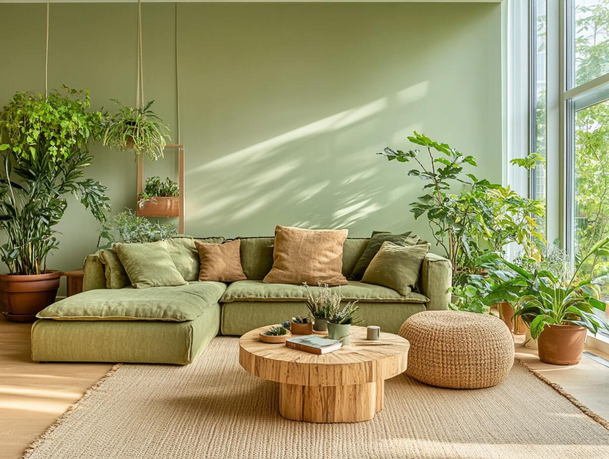 Fresh, Calm, and Inviting – 15 Green Living Room Ideas to Refresh Your ...