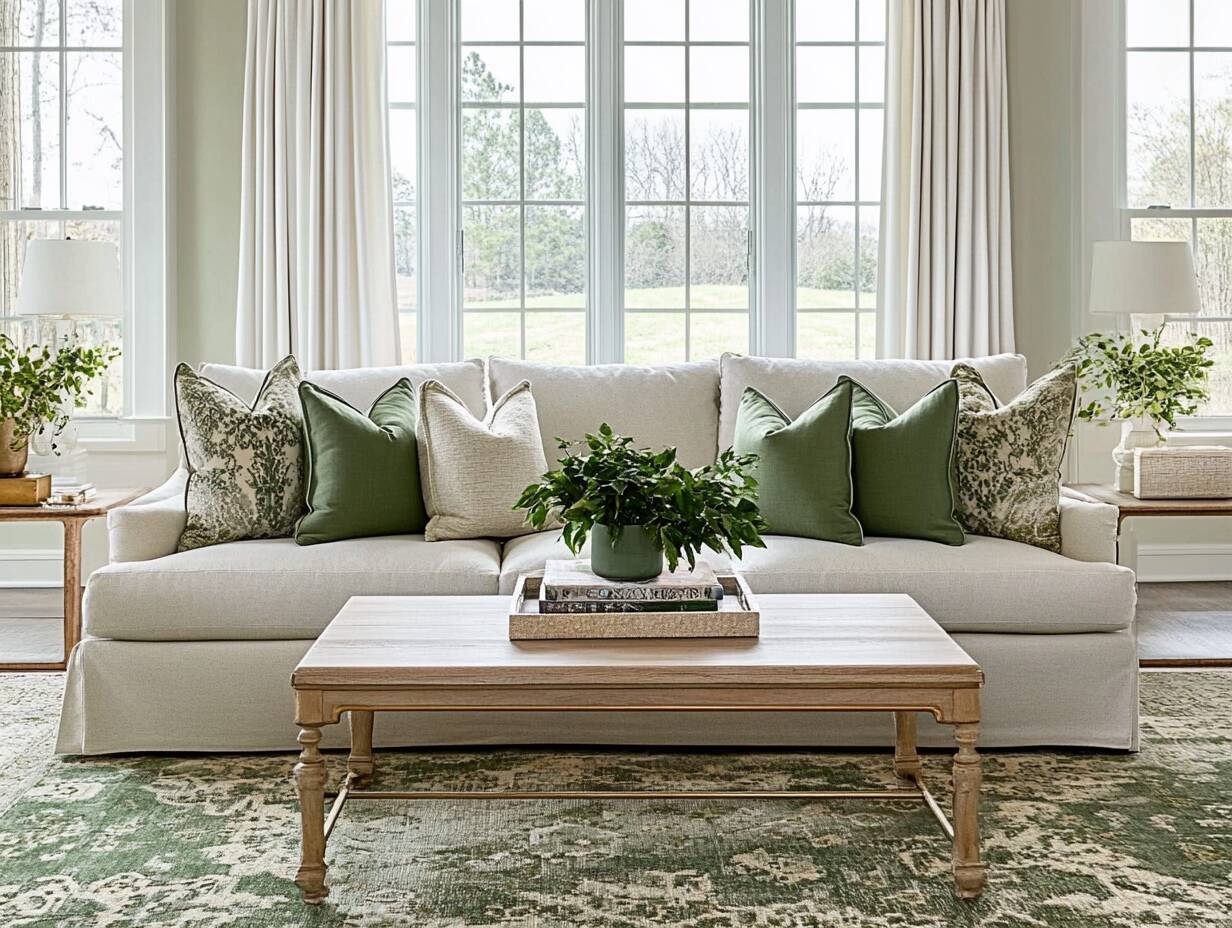 Fresh, Calm, and Inviting – 15 Green Living Room Ideas to Refresh Your ...
