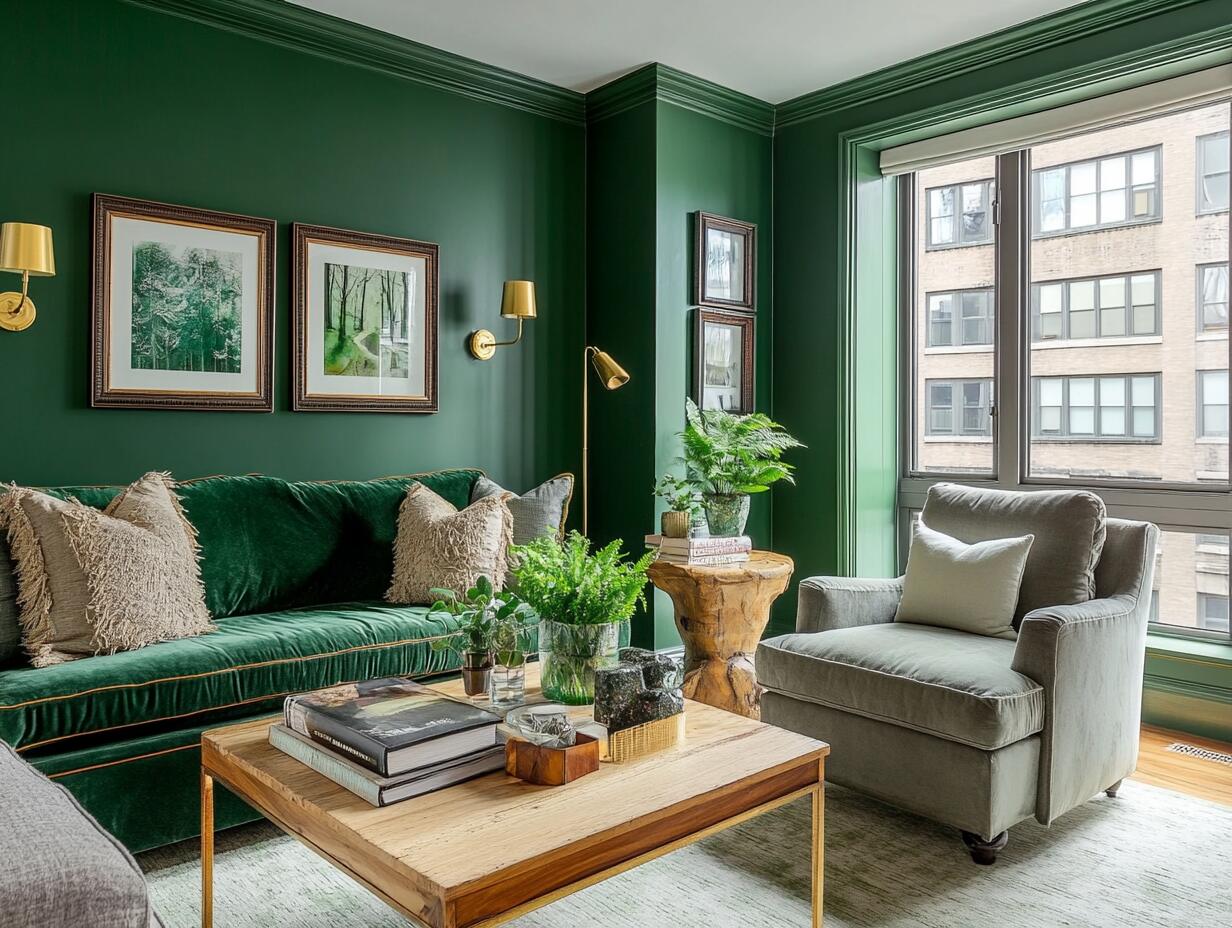 Fresh, Calm, and Inviting – 15 Green Living Room Ideas to Refresh Your ...