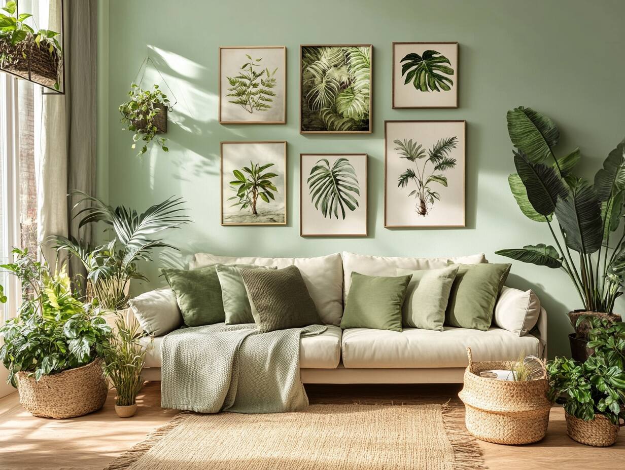 Fresh, Calm, and Inviting – 15 Green Living Room Ideas to Refresh Your ...