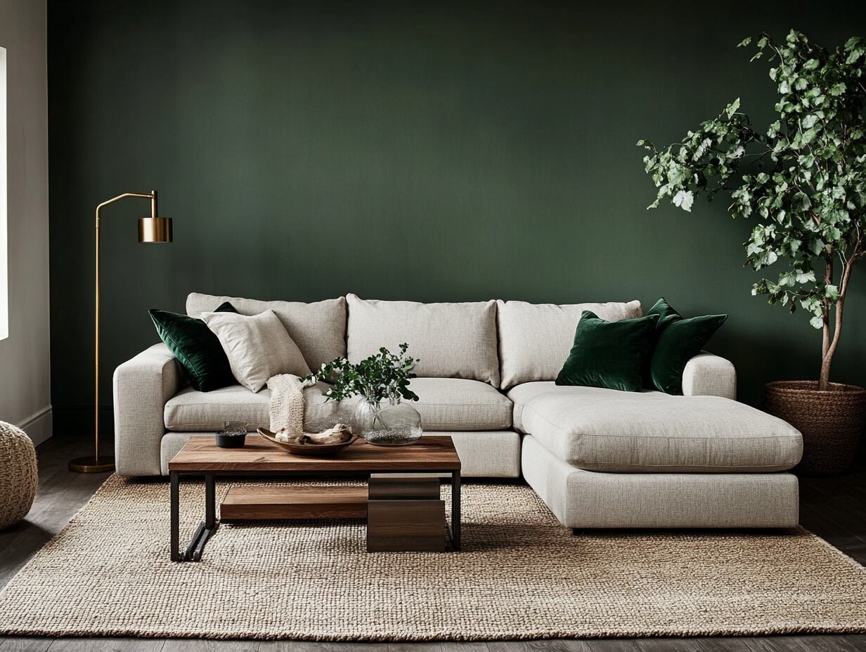 Fresh, Calm, and Inviting – 15 Green Living Room Ideas to Refresh Your ...