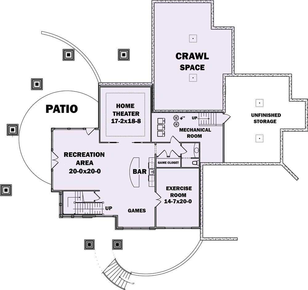 Lower Level Floor Plan
