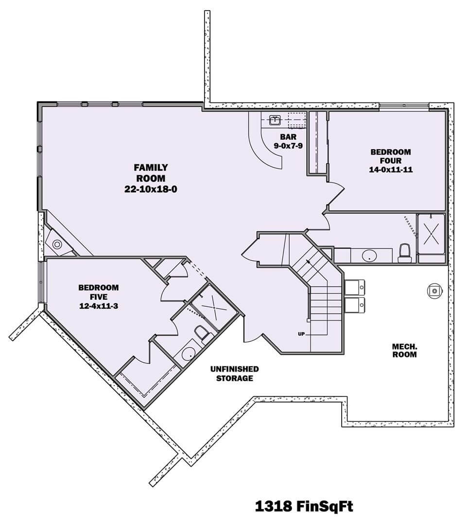 Lower Level Floor Plan