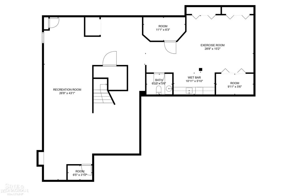 Lower Level Floor Plan