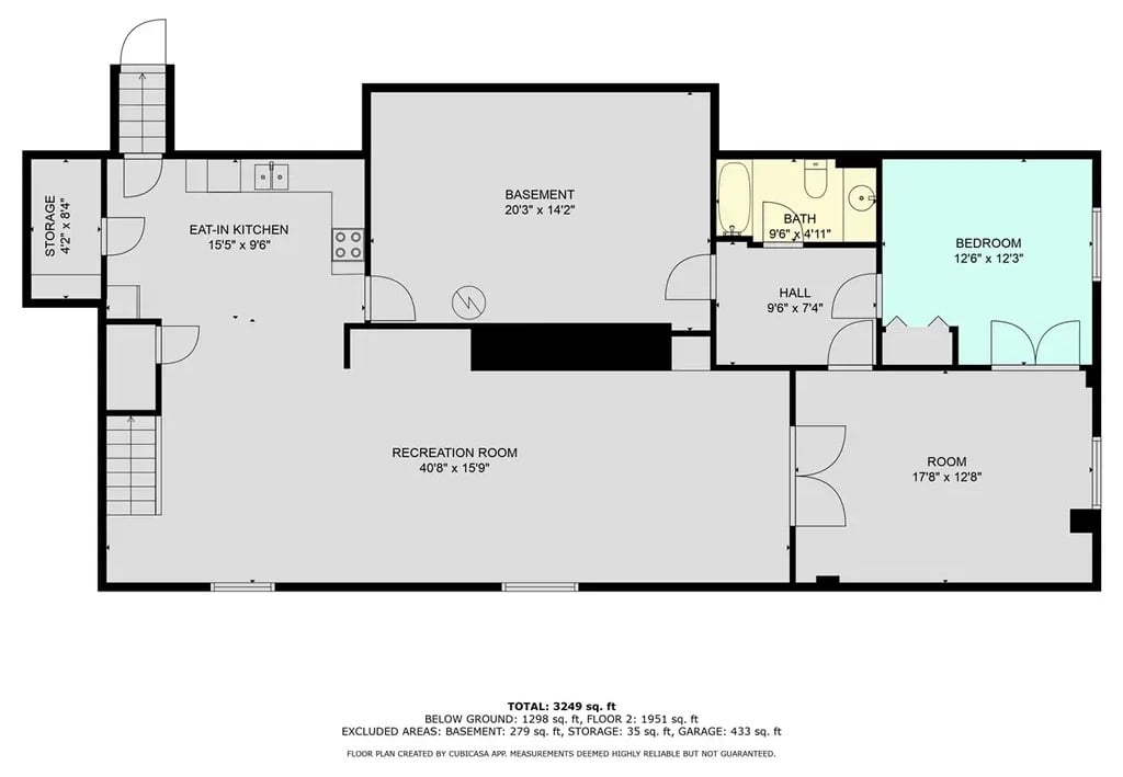 Lower Level Floor Plan