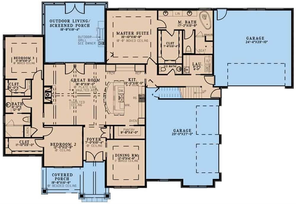 Main Level Floor Plan
