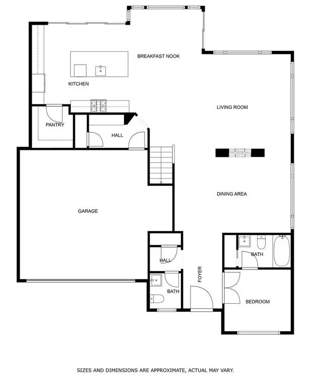Main Level Floor Plan
