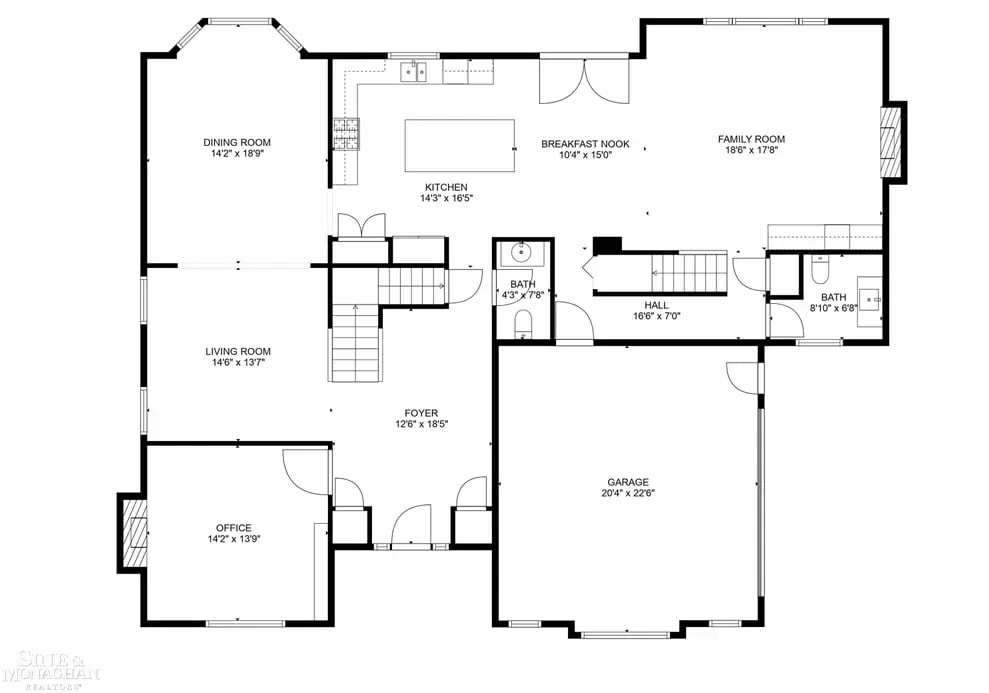 Main Level Floor Plan