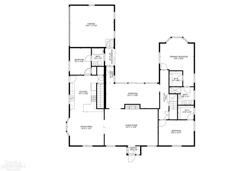 Main Level Floor Plan