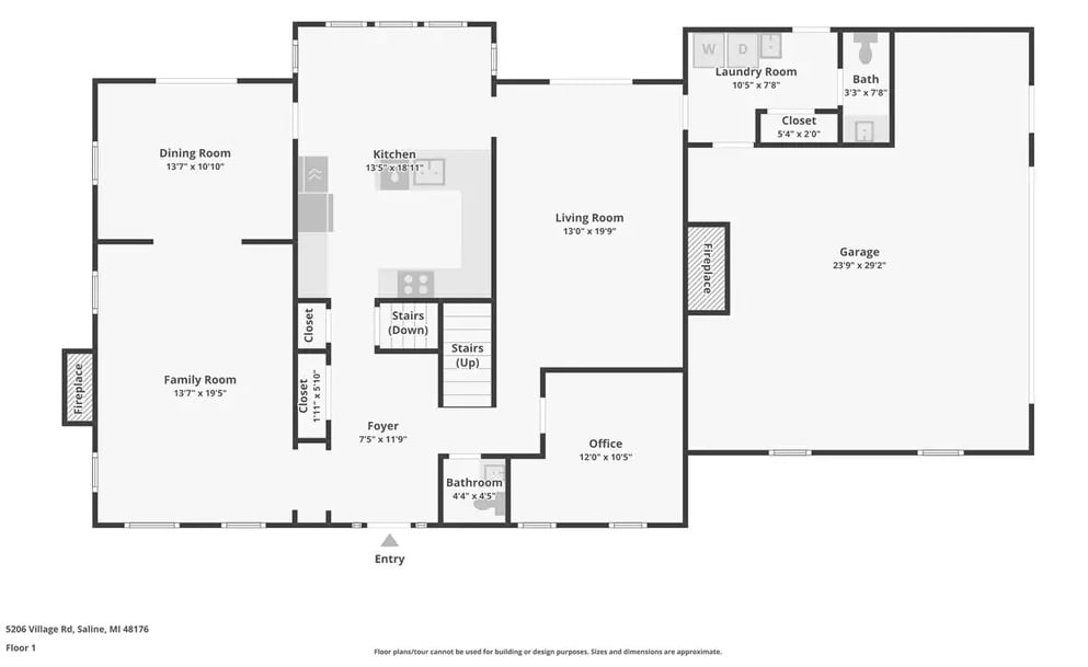 Main Level Floor Plan