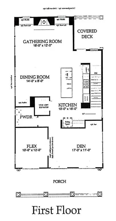 Main Level Floor Plan