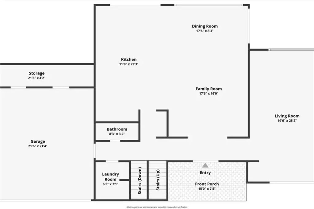 Main Level Floor Plan