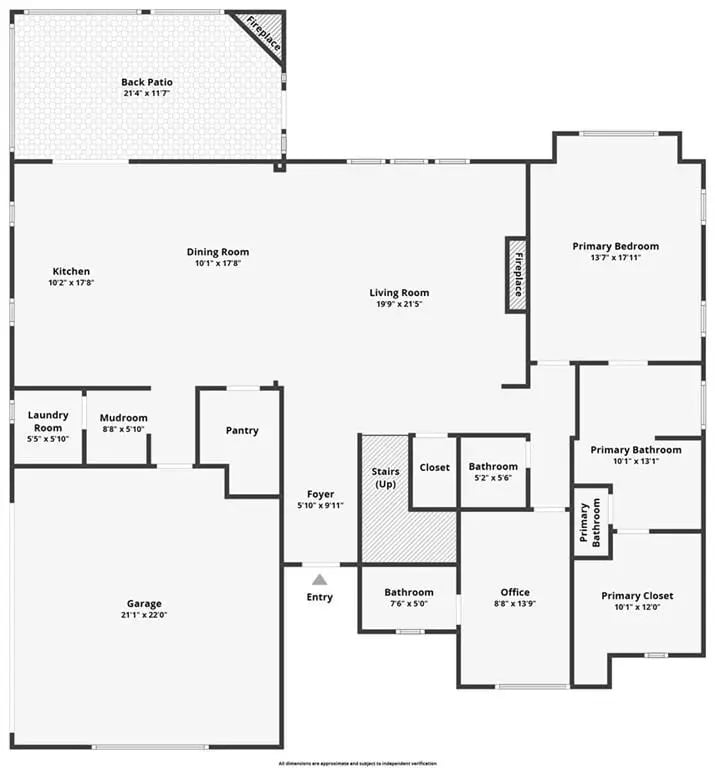 Main Level Floor Plan