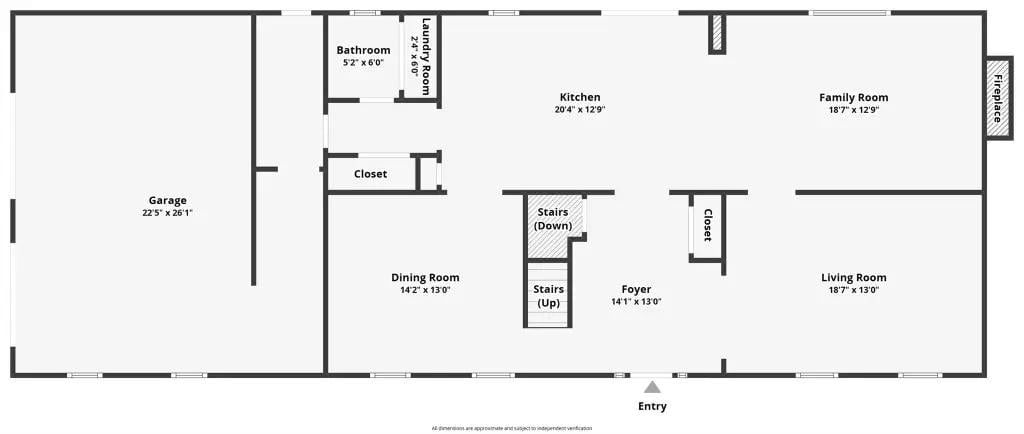 Main Level Floor Plan
