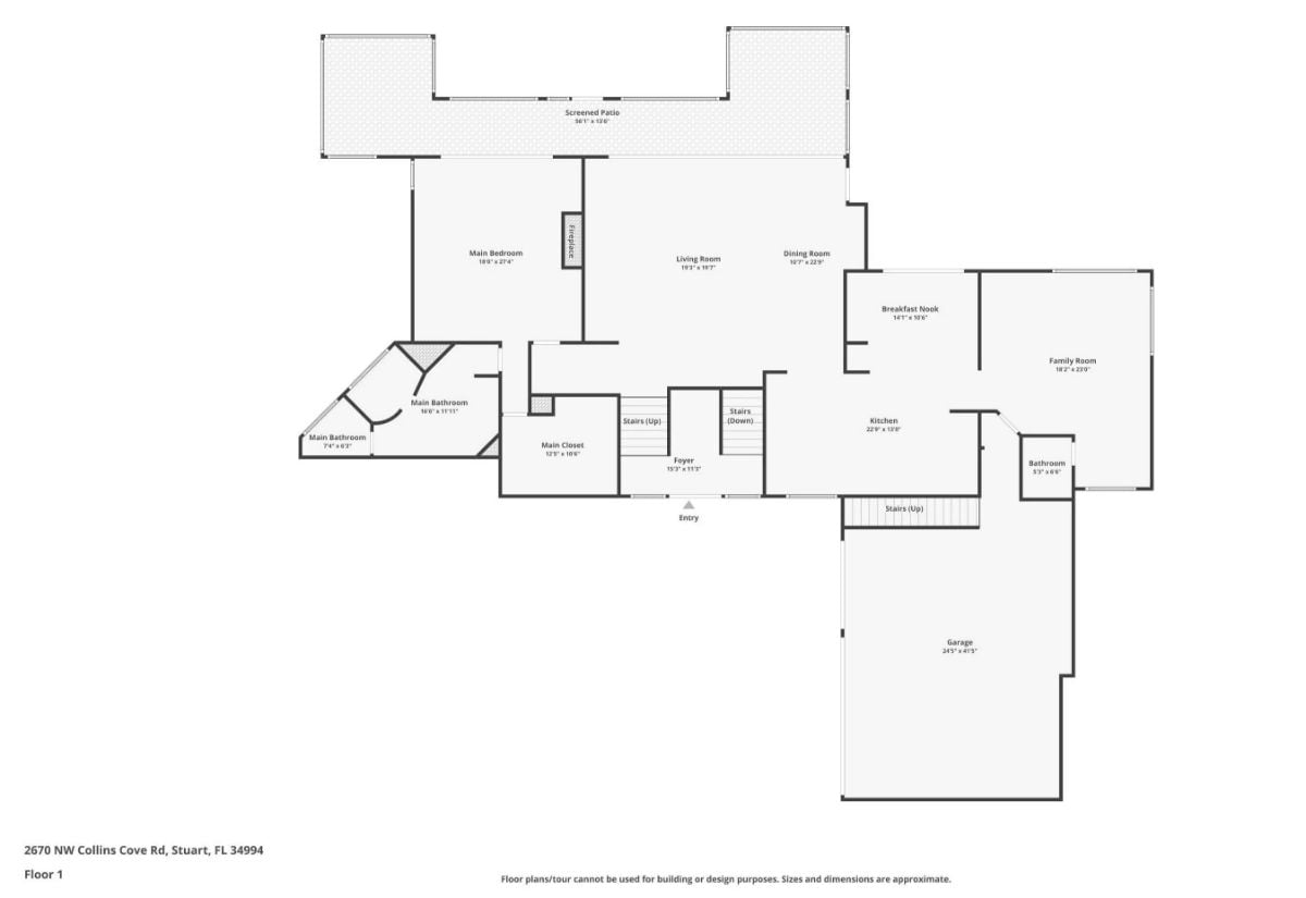 Main Level Floor Plan
