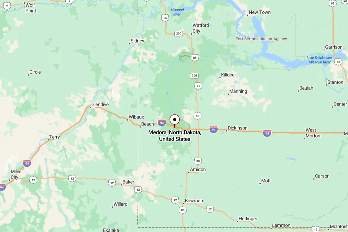 Medora Map 25 Secluded Towns in Western North Dakota – Home Stratosphere
