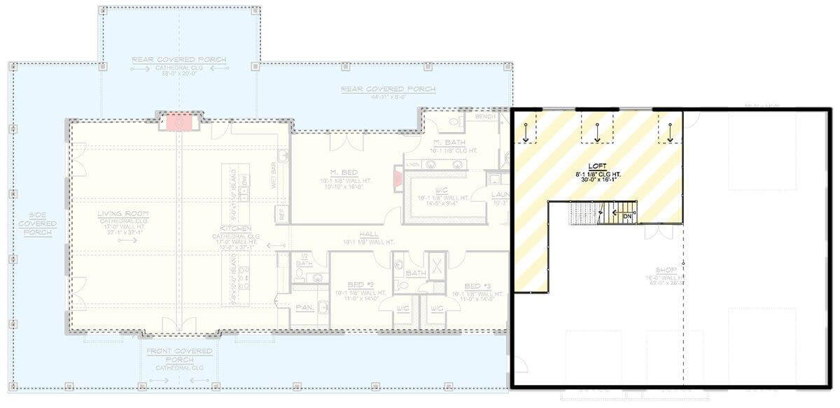 Second Level Floor Plan