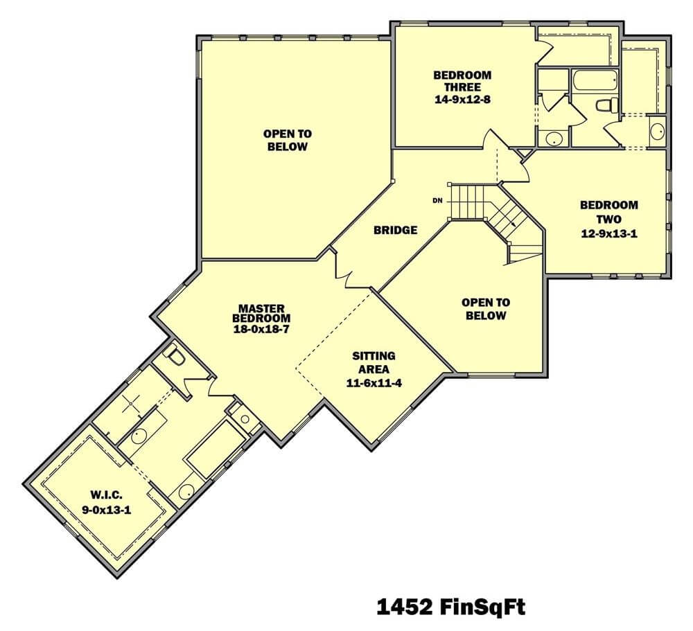 Second Level Floor Plan