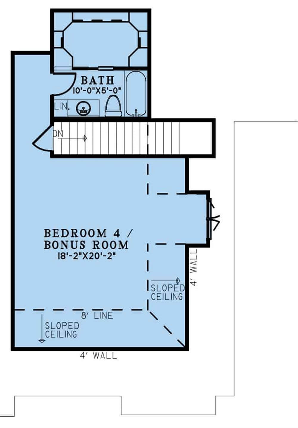 Second Level Floor Plan