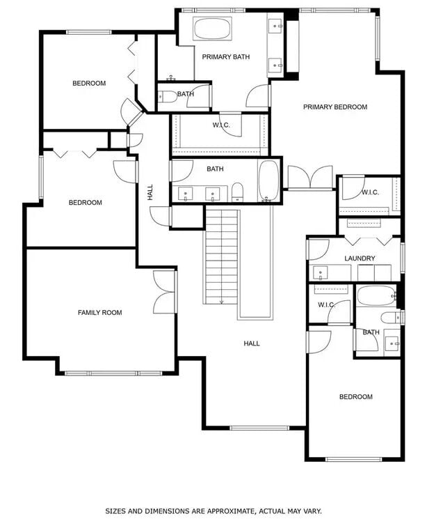 Second Level Floor Plan 