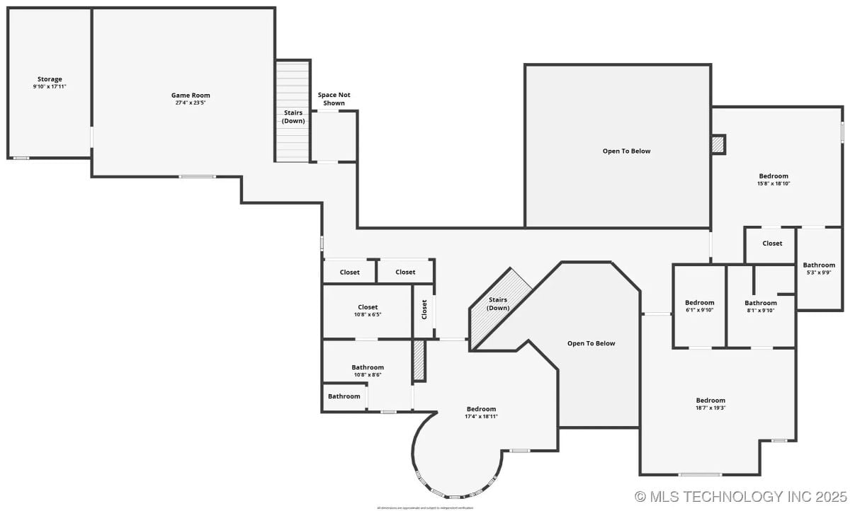Second Level Floor Plan