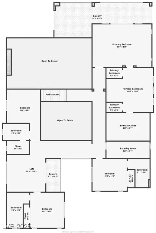 Second Level Floor Plan