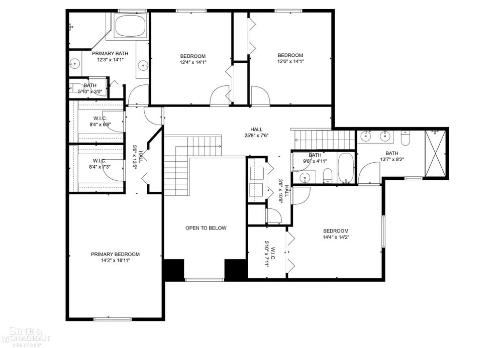 Second Level Floor Plan