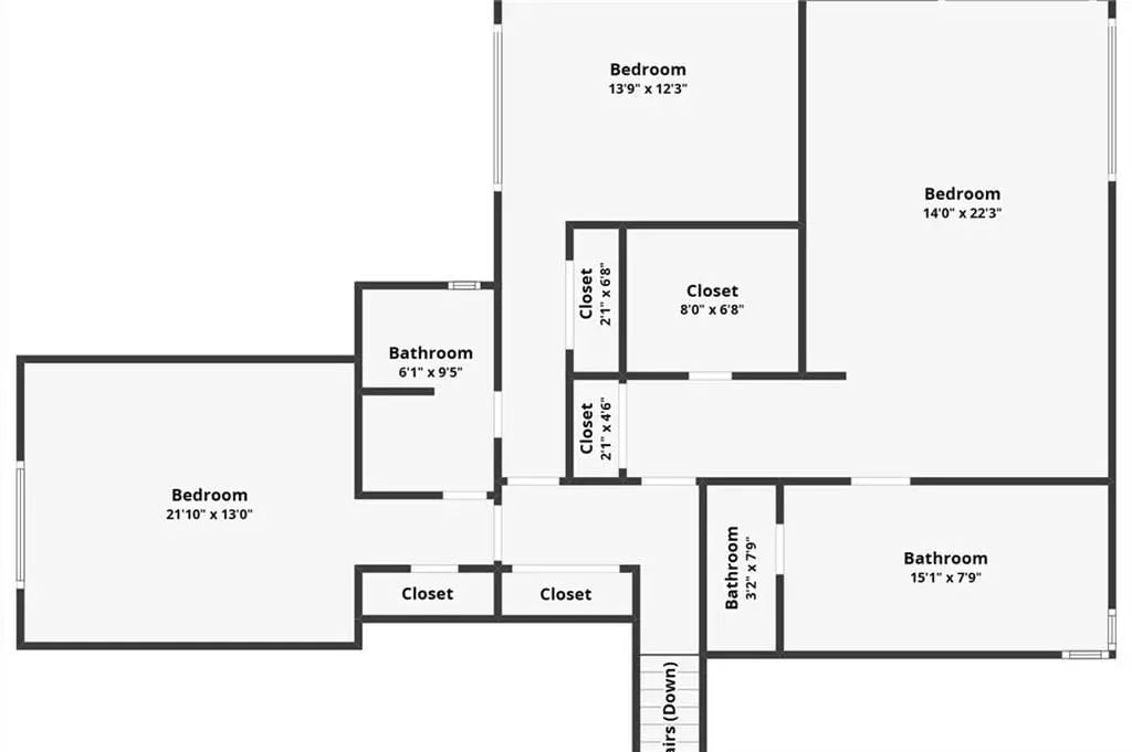 Second Level Floor Plan