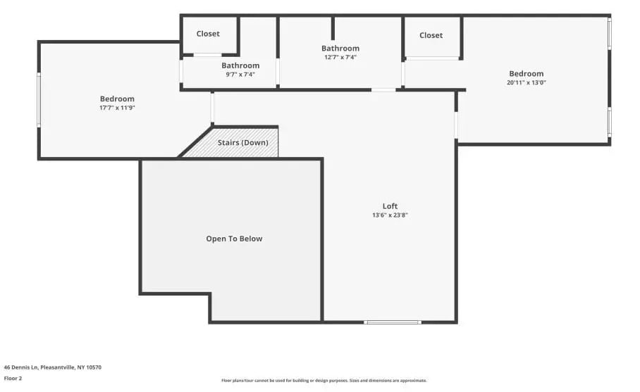 Second Level Floor Plan