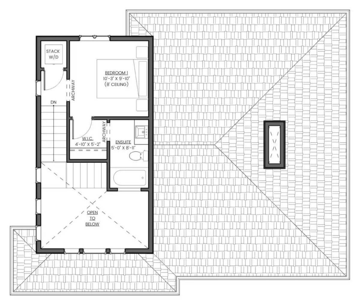 Second Level Floor Plan