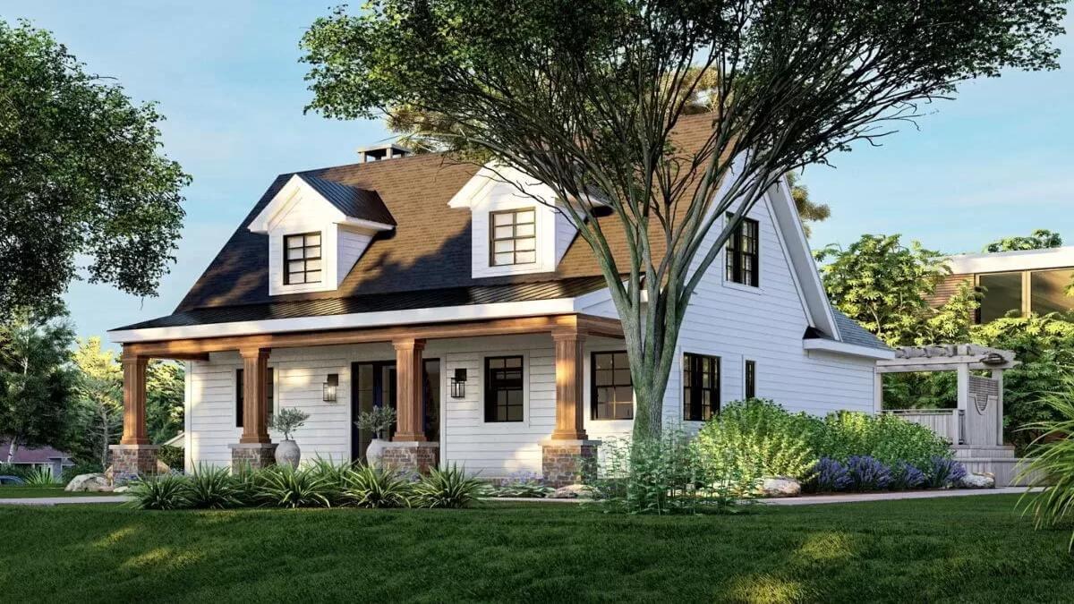 Charming Craftsman Bungalow with Dormer Windows and a Picture-Perfect Porch