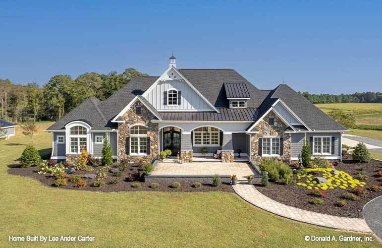Admire the Classic Craftsman Exterior with Stunning Stone Accents