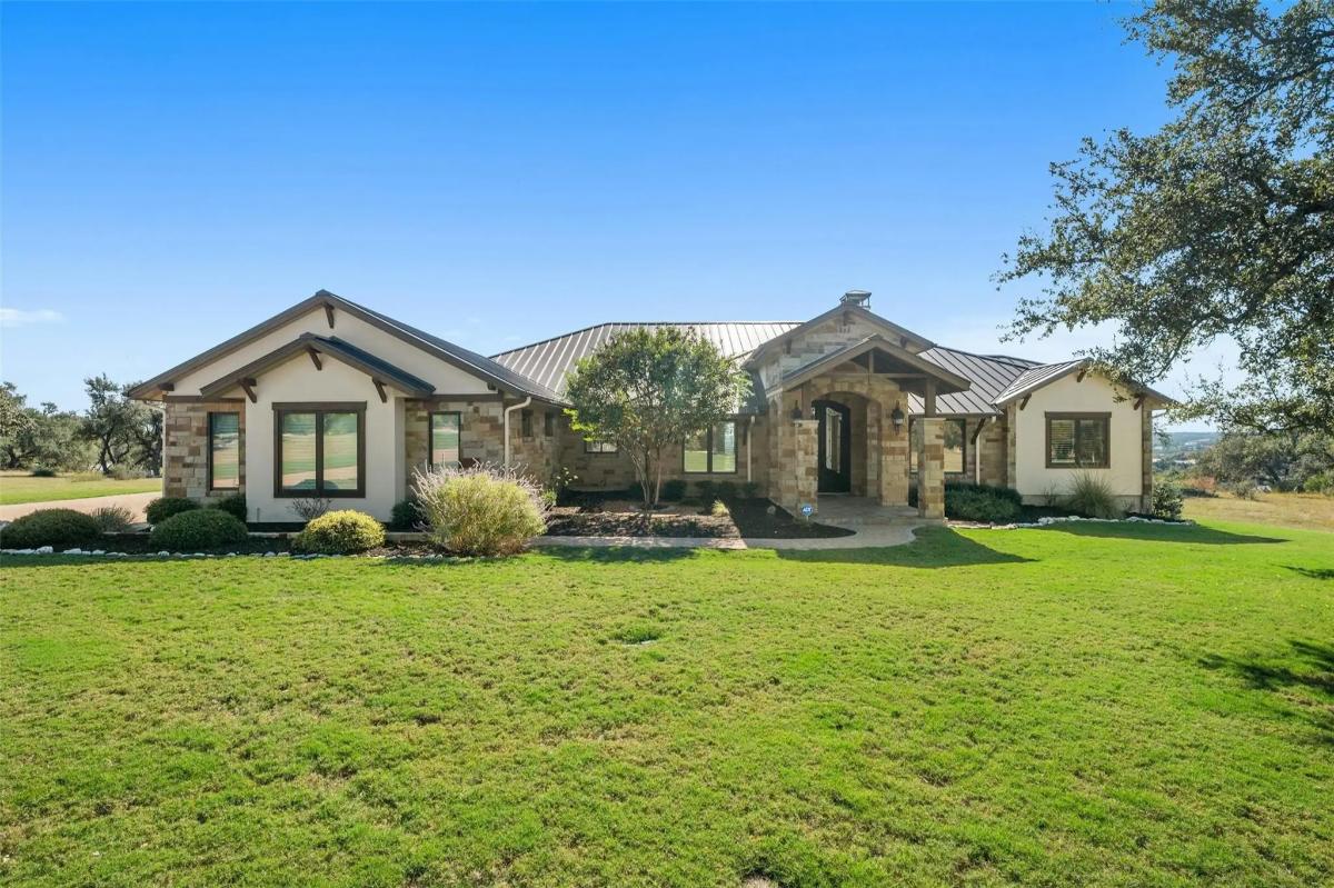4-Bedroom Texas Hill Country Home with Covered Patio and 3-Car Side-Entry Garage (4,337 Sq. Ft. Floor Plan)