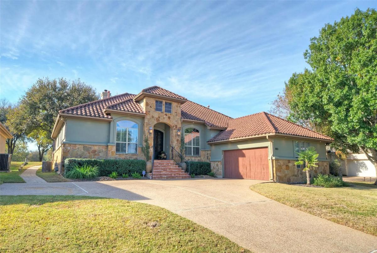 Mediterranean-Style 3-Bedroom Home with Covered Patio and 2-Car Angled Garage (2,642 Sq. Ft. Floor Plan)