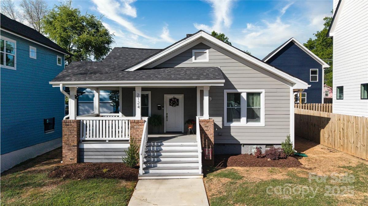 Bungalow-Style 3-Bedroom Home with Basement and Front Porch (Floor Plan)