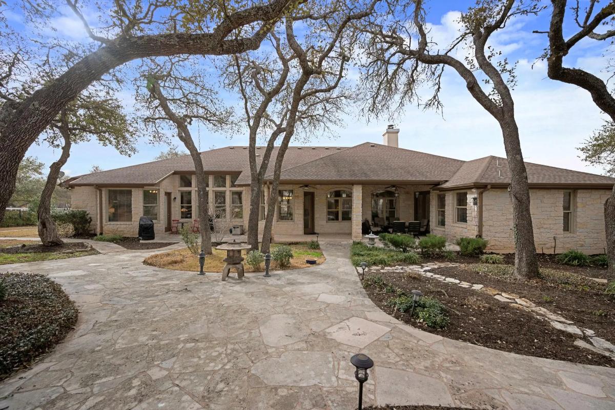 Ranch-Style 4-Bedroom Texas Hill Country Home with 2-Car Side-Entry Garage and Covered Patio (4,204 Sq. Ft. Floor Plan)