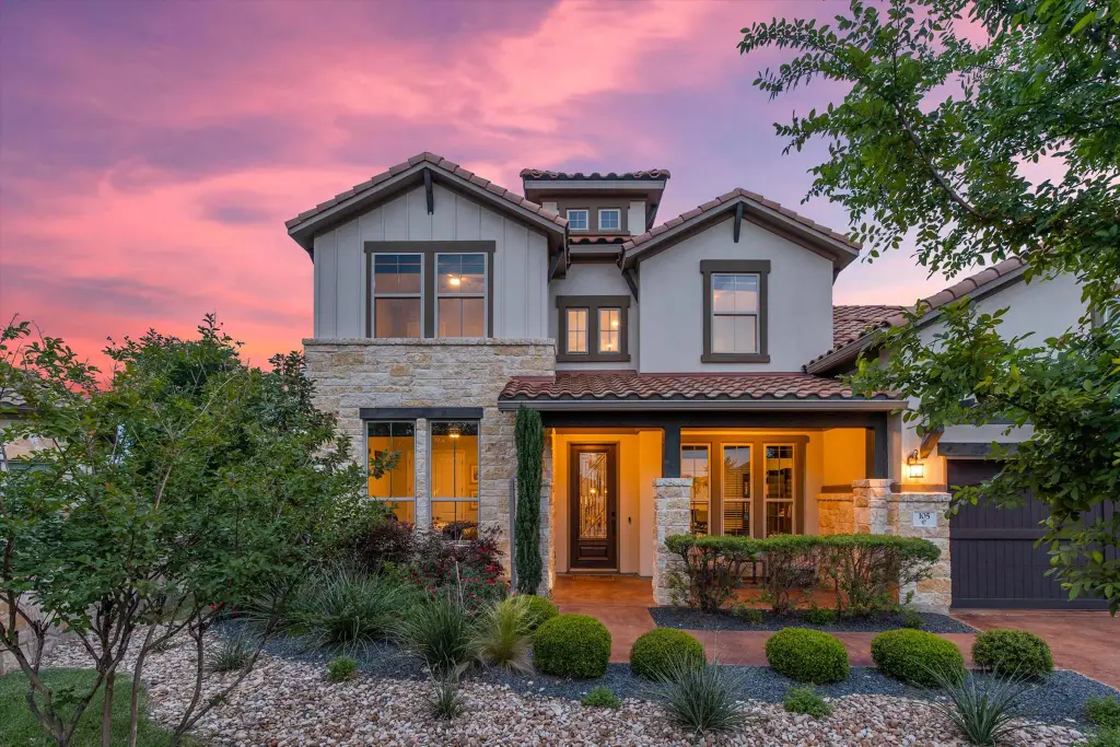 Mediterranean-Style 5-Bedroom Home with Loft and Covered Patio (3,429 Sq. Ft. Floor Plan)