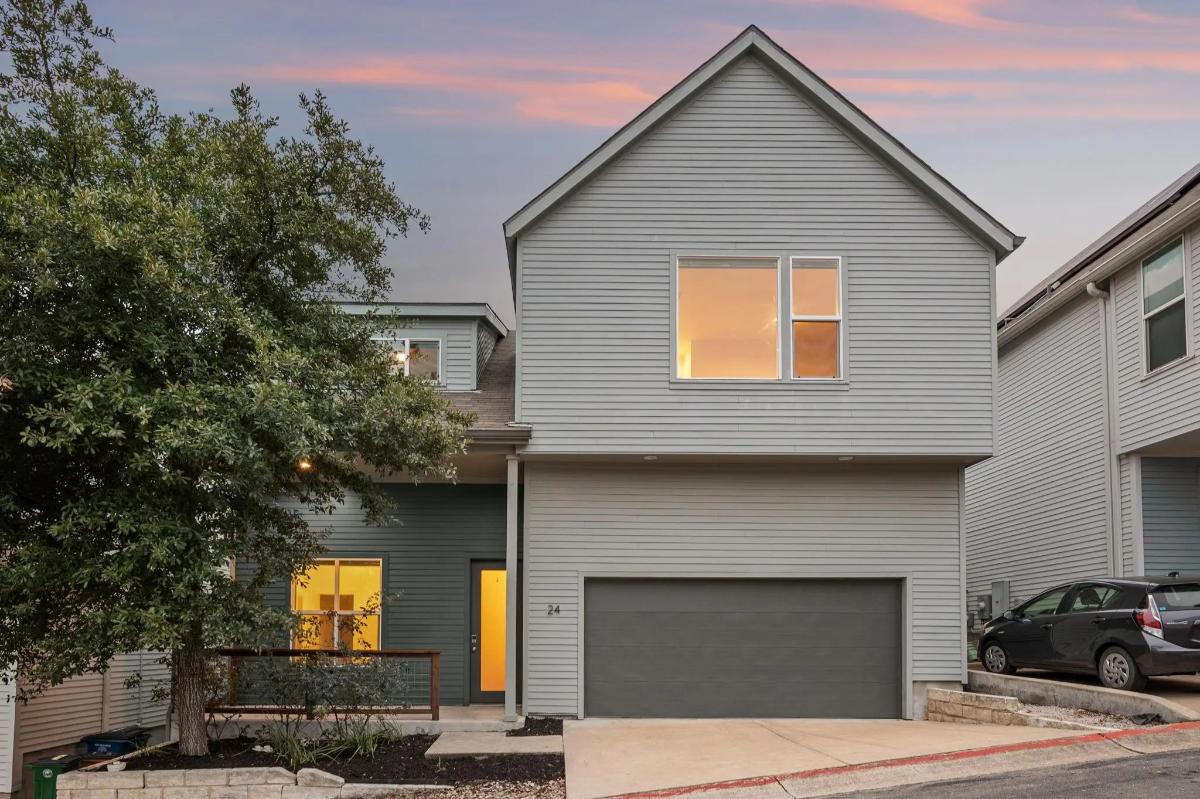 4-Bedroom Contemporary-Style Home with Front Porch and 2-Car Garage (2,163 Sq. Ft. Floor Plan)