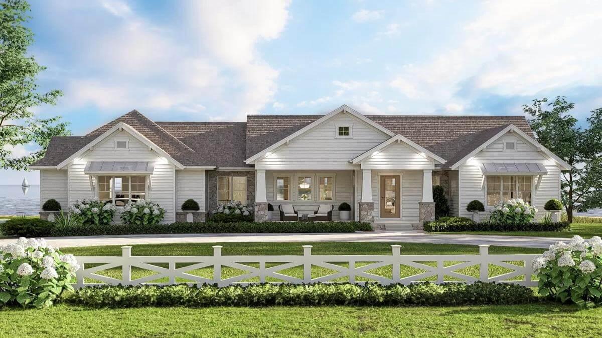 Classic Craftsman Charm with a Picturesque Porch