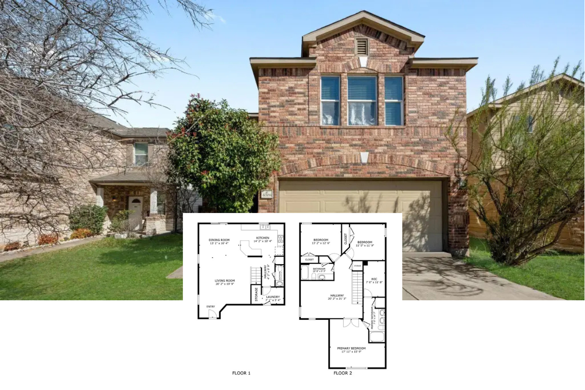 Traditional-Style 3-Bedroom Home with Loft and 2-Car Garage (2,068 Sq. Ft. Floor Plan)