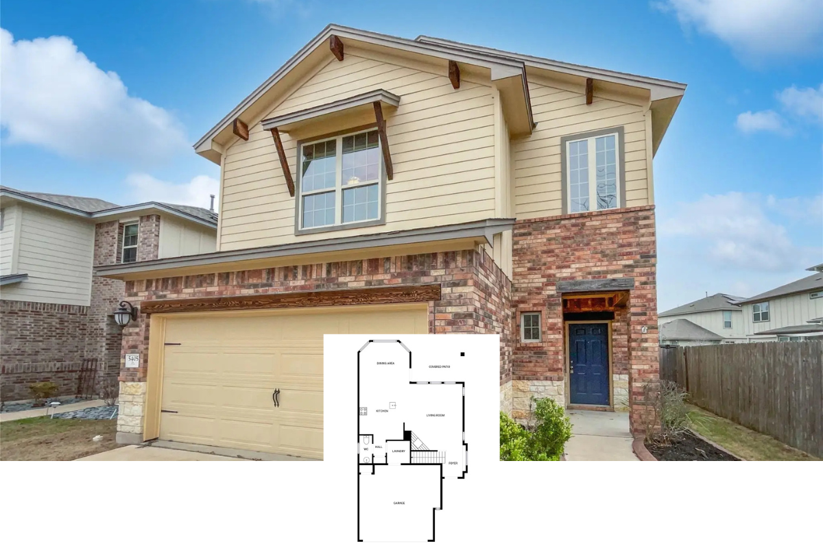 Craftsman-Style 3-Bedroom Home with Open Floor Plan and Double Garage (1,795 Sq. Ft. Floor Plan)