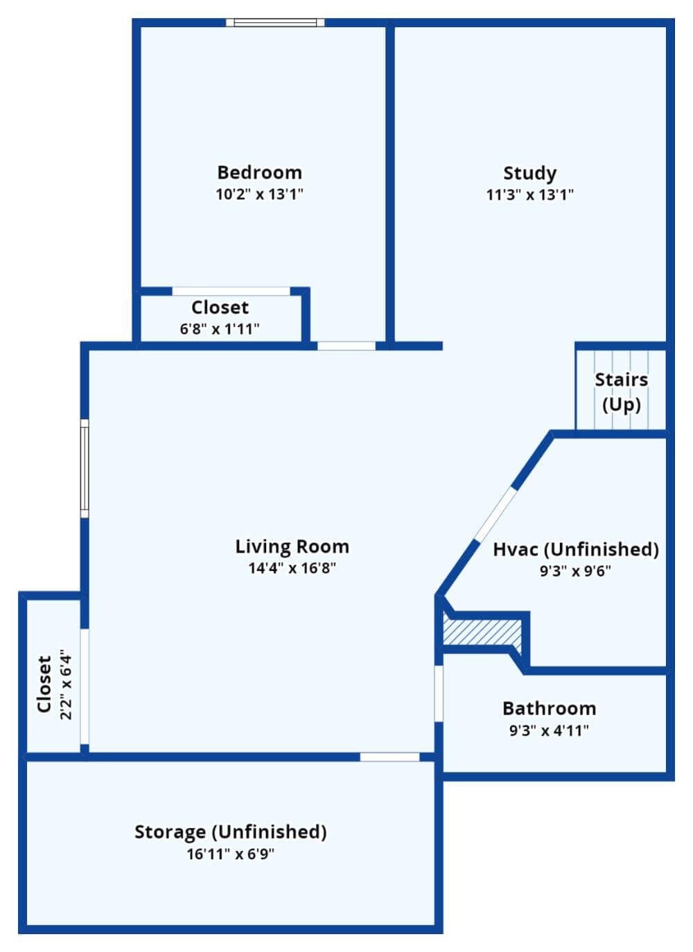 Notice the Efficient Lower Level Layout with Cozy Study Nook
