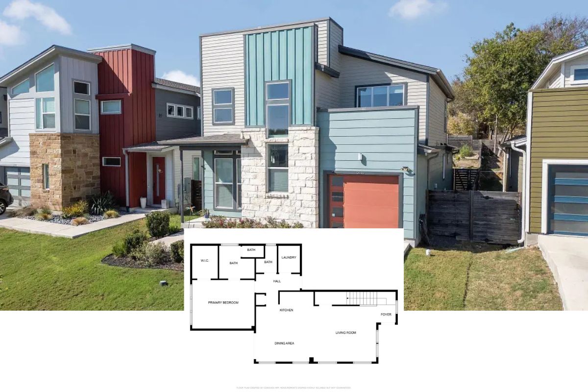 Contemporary-Style 3-Bedroom Home with Loft and Pergola (1,742 Sq. Ft. Floor Plan)
