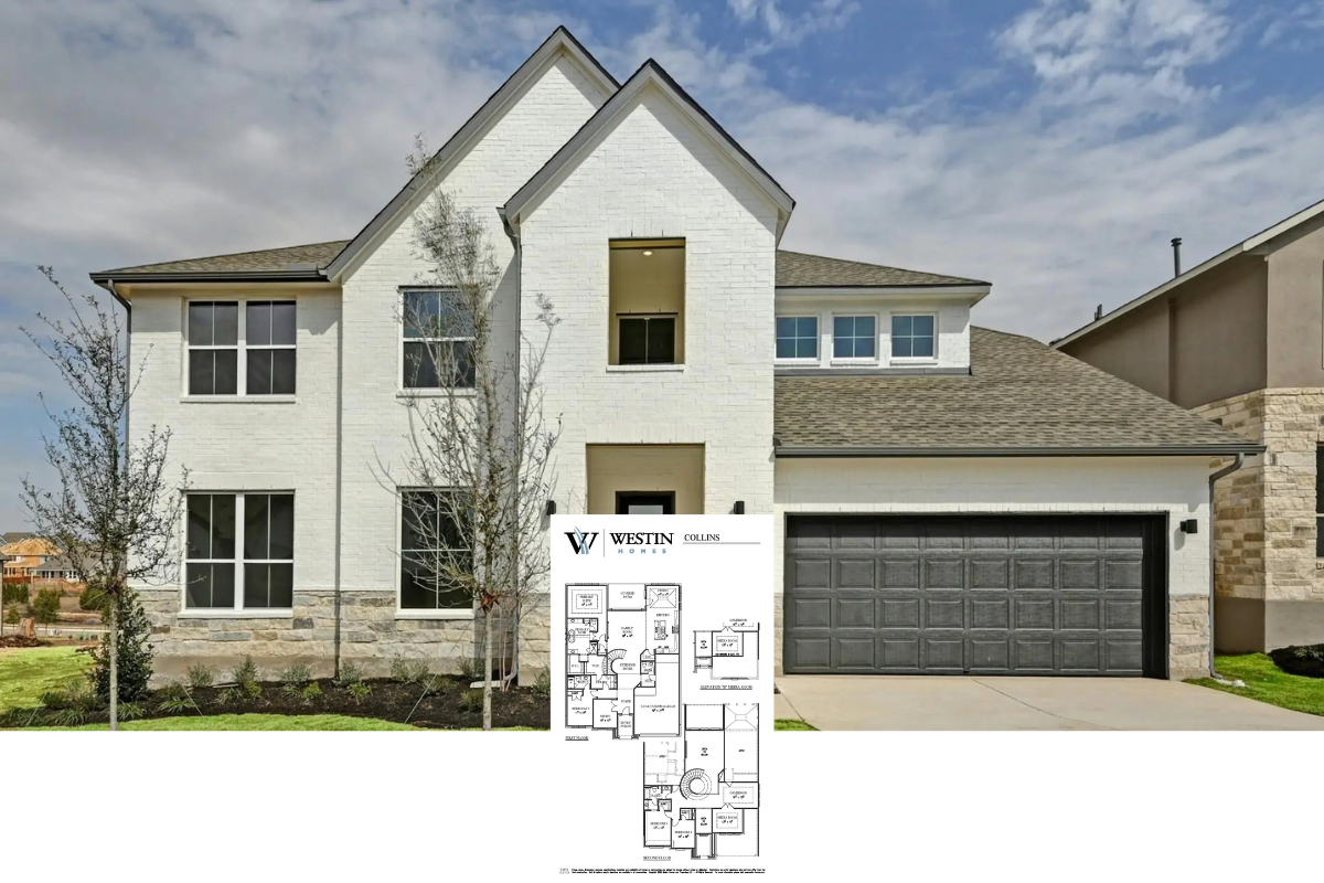 Transitional Modern 4-Bedroom Home with Covered Patio and 3-Car Tandem Garage (3,436 Sq. Ft. Floor Plan)